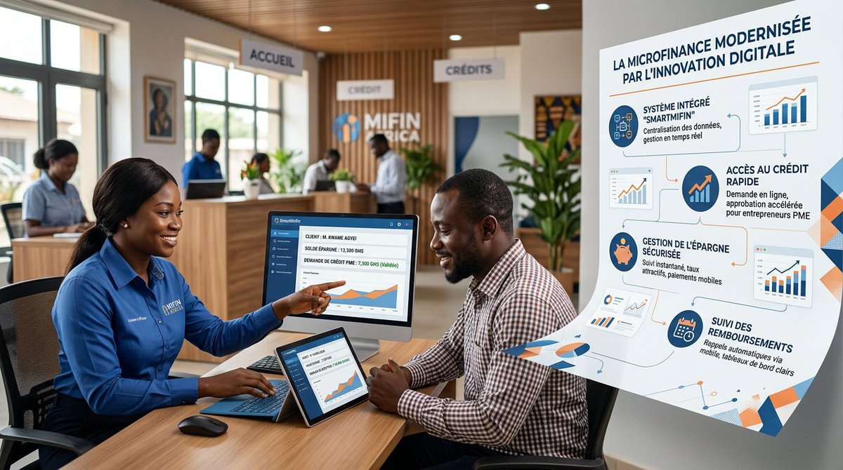 BinetaThia37789's tweet image. Moderniser et sécuriser la gestion financière des institutions de microfinance africaines à travers un suivi intelligent des crédits et de l’épargne

Microfinance en Afrique : moderniser la gestion est une urgence.
agencewebgram.com/2026/04/SmartM…
#Fintech #afrique #microfinance