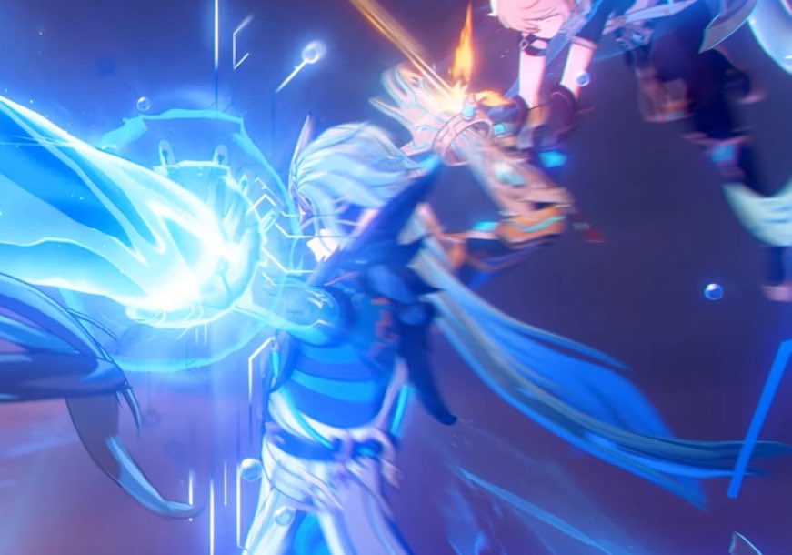 dottore blocking traveler’s attack with one hand AND without looking is easily the sexiest thing he’s ever done