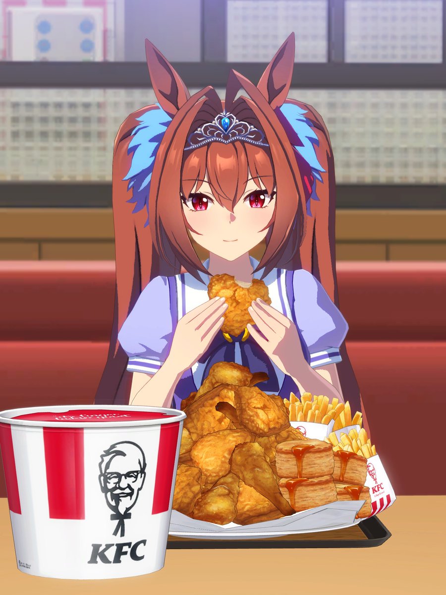 IgorAkou's tweet photo. that one time I went on a date with Daiwa at kfc https://t.co/GAsku1PJur