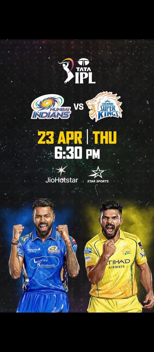 Astrocalf1111's tweet image. #IPL @mipaltan @ChennaiIPL

Tonight's game: #MIvCSK

Unpopular opinion: 

CSK to defeat MI tonight 

#astrology #cricket #IPL #prediction