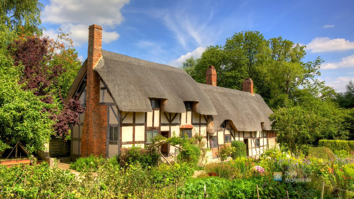 📸 Bing wallpaper of the day:

Anne Hathaway's cottage and garden, Stratford-upon-Avon, England (© David Steele/Shutterstock)

📲 Daily Wallpaper for iOS/Mac dailywallpaperapp.com/appstore

#photography #wallpapers #bing