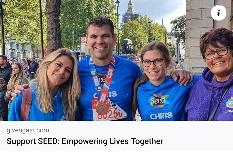 gemmaoaten's tweet image. My amazing brother @chrischarles131 is on @RadioHumberside tomorrow at 10:15am talking about running the marathon for SEED - Eating Disorder Support Services @SeedSupportUK means so much to him 🙏 

Please tune in &amp;amp; donate givengain.com/project/chris-…

#eatingdisorders #mentalhealth
