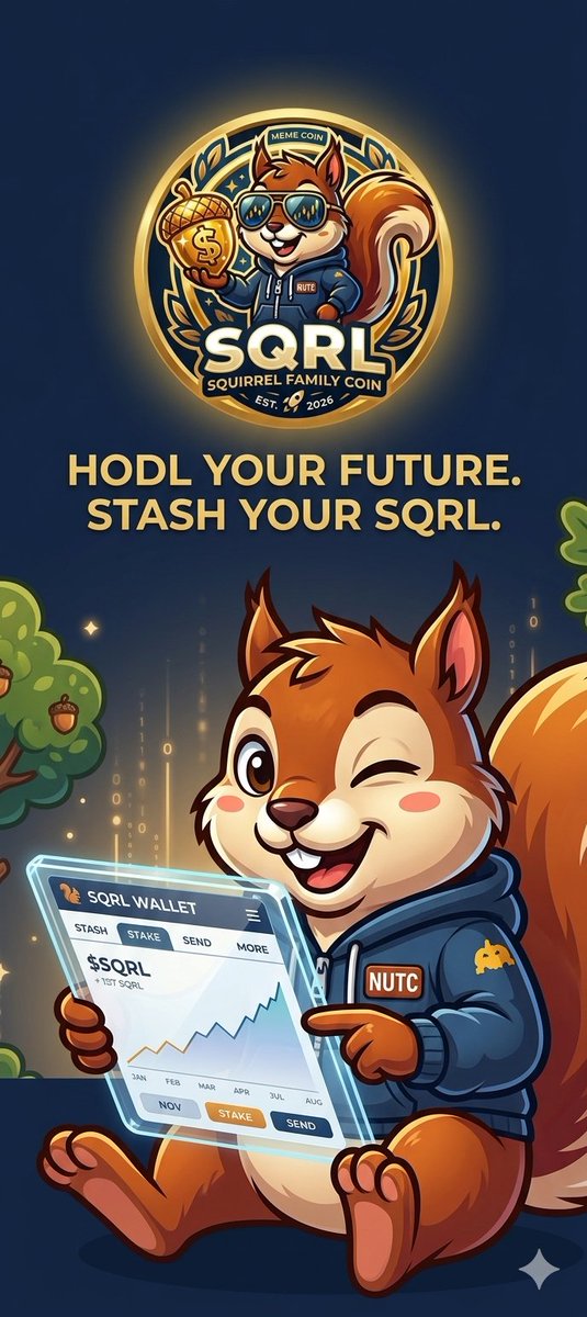 SquirrelF89978's tweet photo. "Why are you so calm?"
"Because I have a full stash of $SQRL." 🐊 The Squirrel season is about to go parabolic. Don't let your nuts get left behind! 🔥🌰
​🚀 Something BIG is coming.

​#SQRL #CryptoMemes #Moonshot  #CryptoGems #Web3 #SquirrelFamily #BullRun #ToTheMoon https://t.co/9Ogvx8NeKh