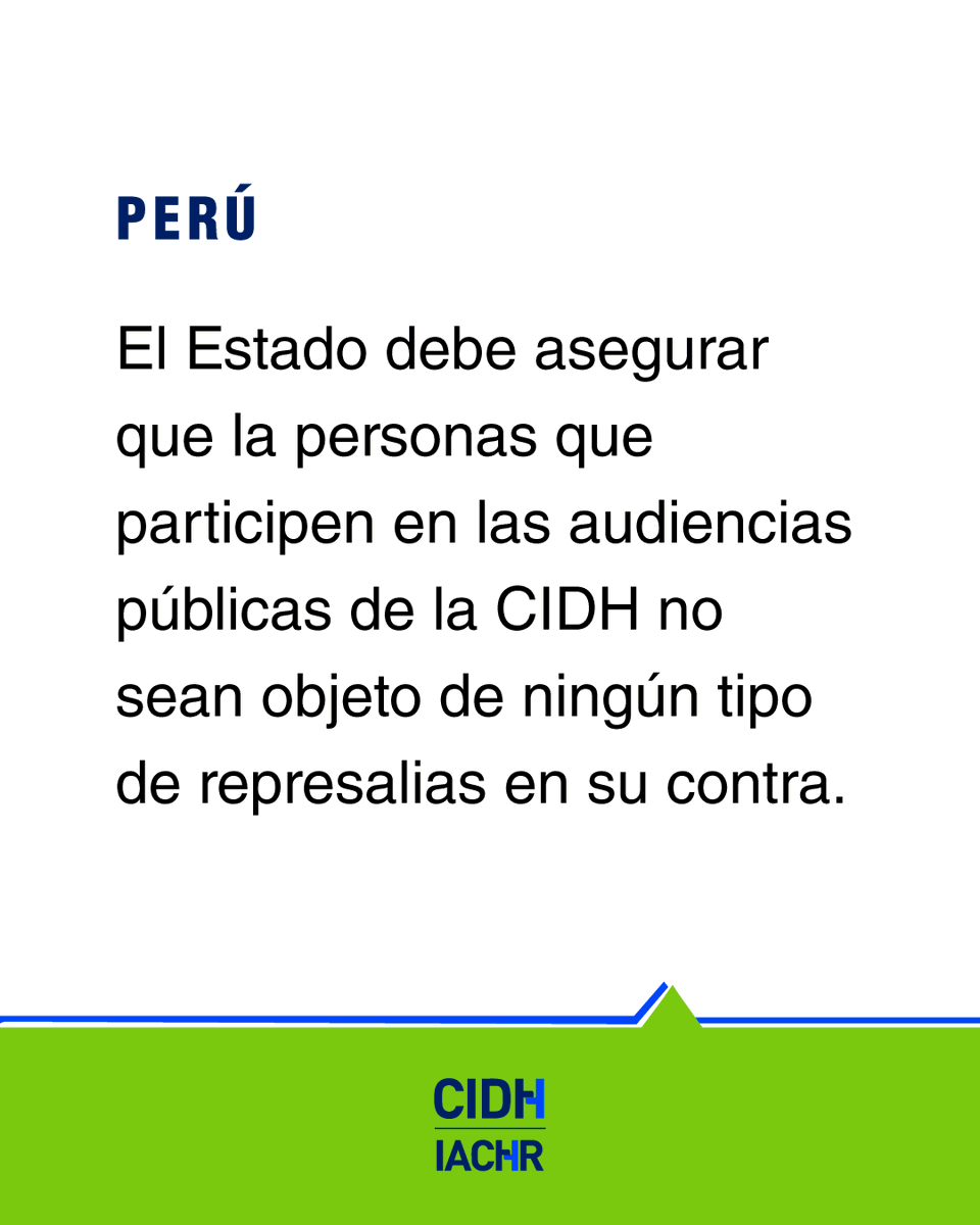CIDH's tweet image. #Perú: #CIDH tuvo noticia con extrema preocupación del inicio de un proceso disciplinario contra el juez superior Oswaldo Ordóñez Alcántara, por su participación, en calidad de presidente de la Asociación Nacional de Magistrados del Perú, en la audiencia pública de la Comisión