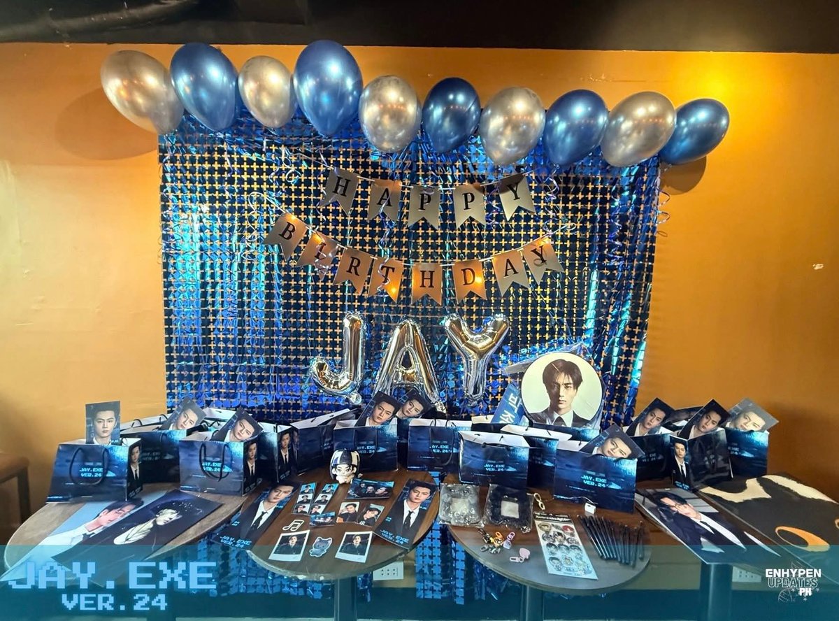 en_updatesph's tweet photo. 2026 JAY CSE 💙🖤
Big love to everyone who joined us last Sunday to celebrate the birthday of our rockstar, JAY!💙
Your presence, energy, and endless support made the day extra special and full of warmth. Love lots!
#JAY #JAY_EXE #ENHYPEN #JAYCSE #cupsleeveent #TEAMEUPH https://t.co/xK1l4zxgmz