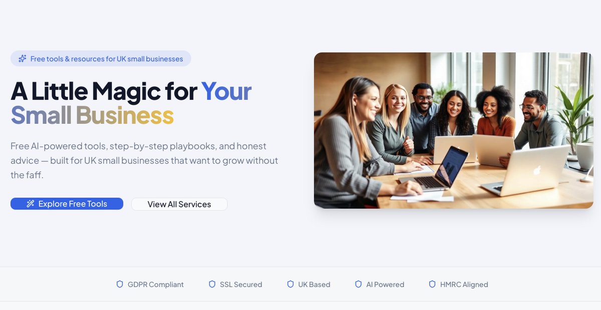 peterjohnflynn's tweet image. Grab the right AI tools for UK Business, quick and easy to use. smallbusinesswizard.co.uk #UKBusiness #SMEs #BusinessHelp