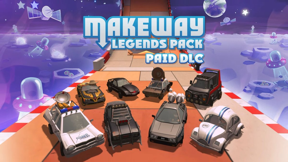 TraxionGG's tweet photo. Manic multiplayer racer Make Way is getting a free update and movie car DLC in May: https://t.co/hBvURlZMAk

#IndieGame https://t.co/UjCjsJ13K9