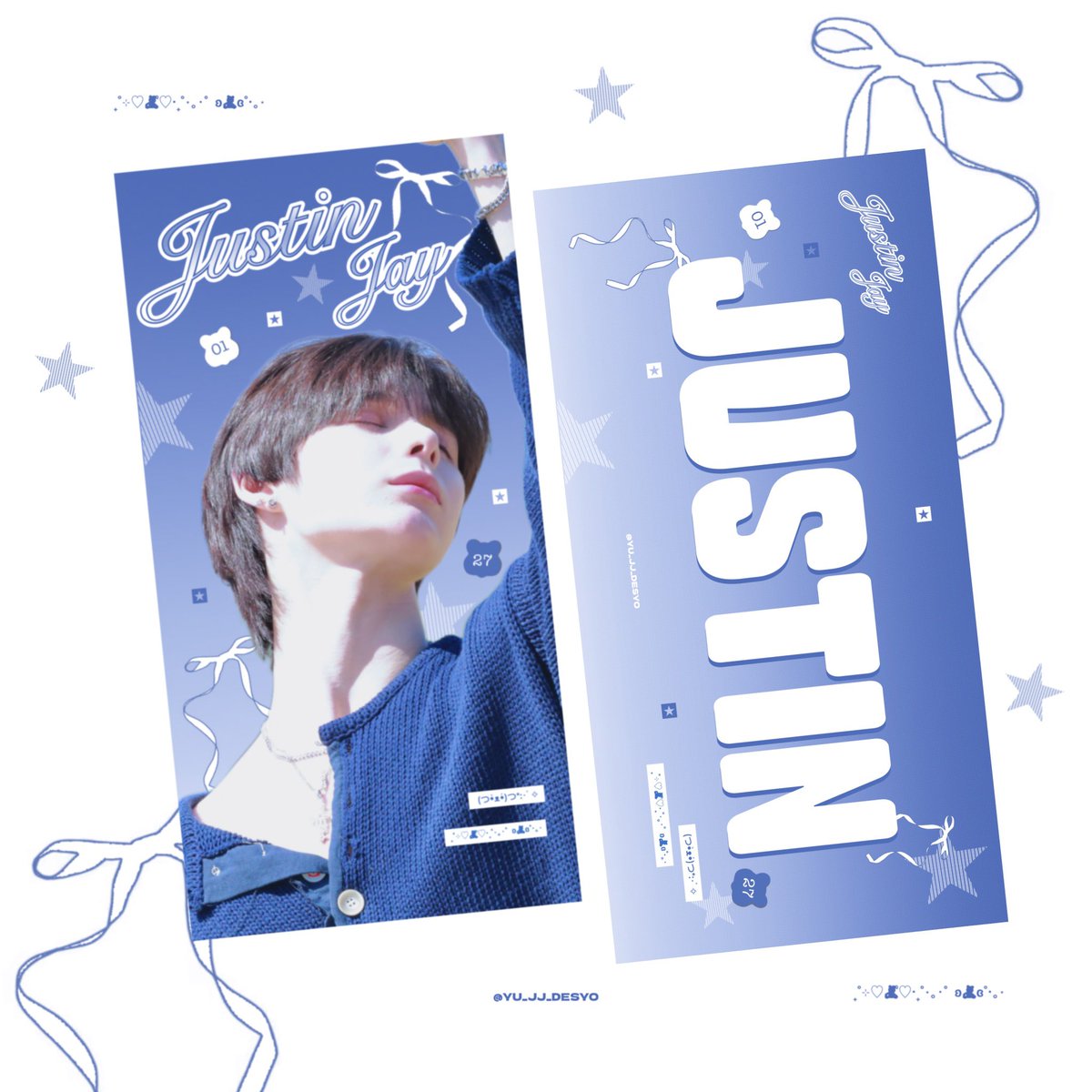 🐻 𝟐𝟎𝟐𝟔 𝐅𝐑𝐄𝐄 𝐂𝐇𝐄𝐄𝐑𝐈𝐍𝐆 𝐊𝐈𝐓 𝐅𝐎𝐑 𝐉𝐔𝐒𝐓𝐈𝐍 𝐉𝐀𝐘
ⓒ 𝘺𝘶_𝘫𝘫_𝘥𝘦𝘴𝘺𝘰

🕐5.1 - 5.3 Graduation Trip in Seoul
📍Olympic Hall
⛓️纸质应援手幅 &amp; 透扇
💌具体领取位置将在活动当日发布

💖应援物说明：
*   数量有限，发完即止
*   领取时请出示演唱会门票🎫

🕐5.1 -