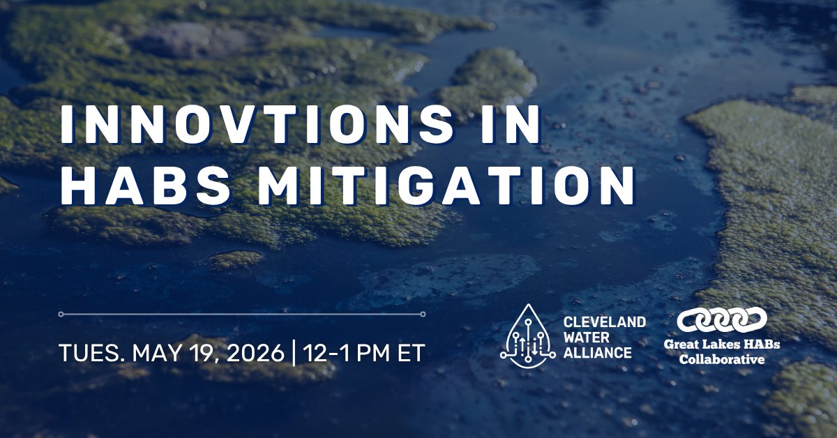 GLHABsCollab's tweet photo. Join us Tuesday, May 19 at 12 PM for a panel on Innovations in HABs Mitigation.
 Join CWA, and the Great Lakes HABs Collaborative for a deep dive into the next generation of HAB mitigation technology with industry experts and innovators.
🔗 Register here: 
https://t.co/aVPHrrtumc https://t.co/RDxNCb0g6s