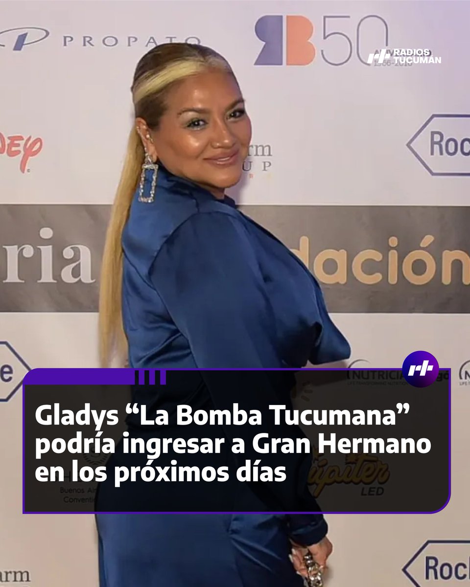 radiostucumanok's tweet image. 🎤 Fuerte rumor: Gladys La Bomba Tucumana podría entrar a Gran Hermano esta semana.
🔥 Expectativa total por su posible impacto en el juego.
#GranHermano #LaBombaTucumana #TV