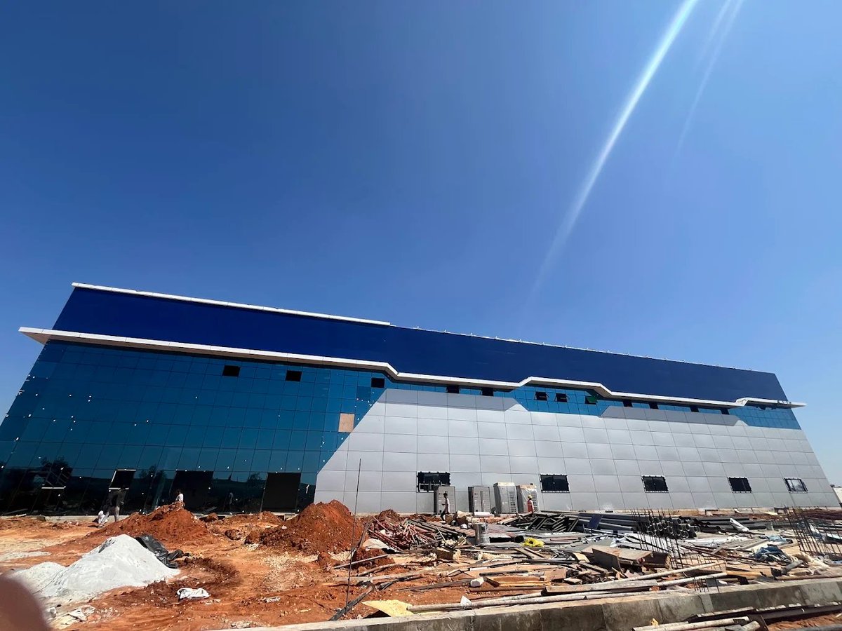 cbdhage's tweet image. Hyvision India Company, New plant, Devanahally,  #Karnataka

PC-Google