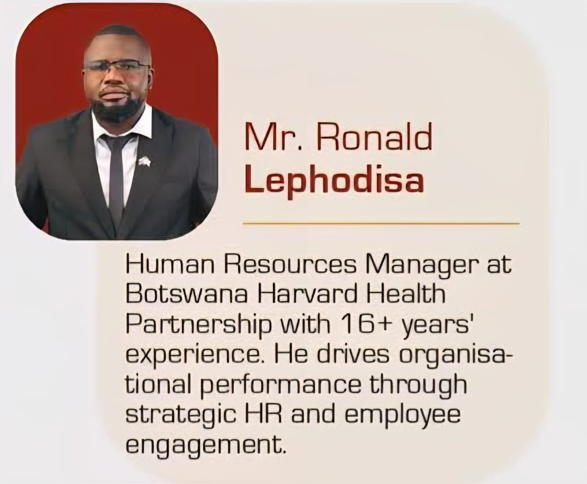 AidsHarvard's tweet photo. 🎉 Congratulations to BHP HR Manager, MR Ronald Lephodisa on his appointment to the CEDA Board!

A proud moment for BHP, reflecting our commitment to nurturing talent that drives national development.

👏🏾 #BHP #CEDA #Botswana https://t.co/7JbNZ3k6xe