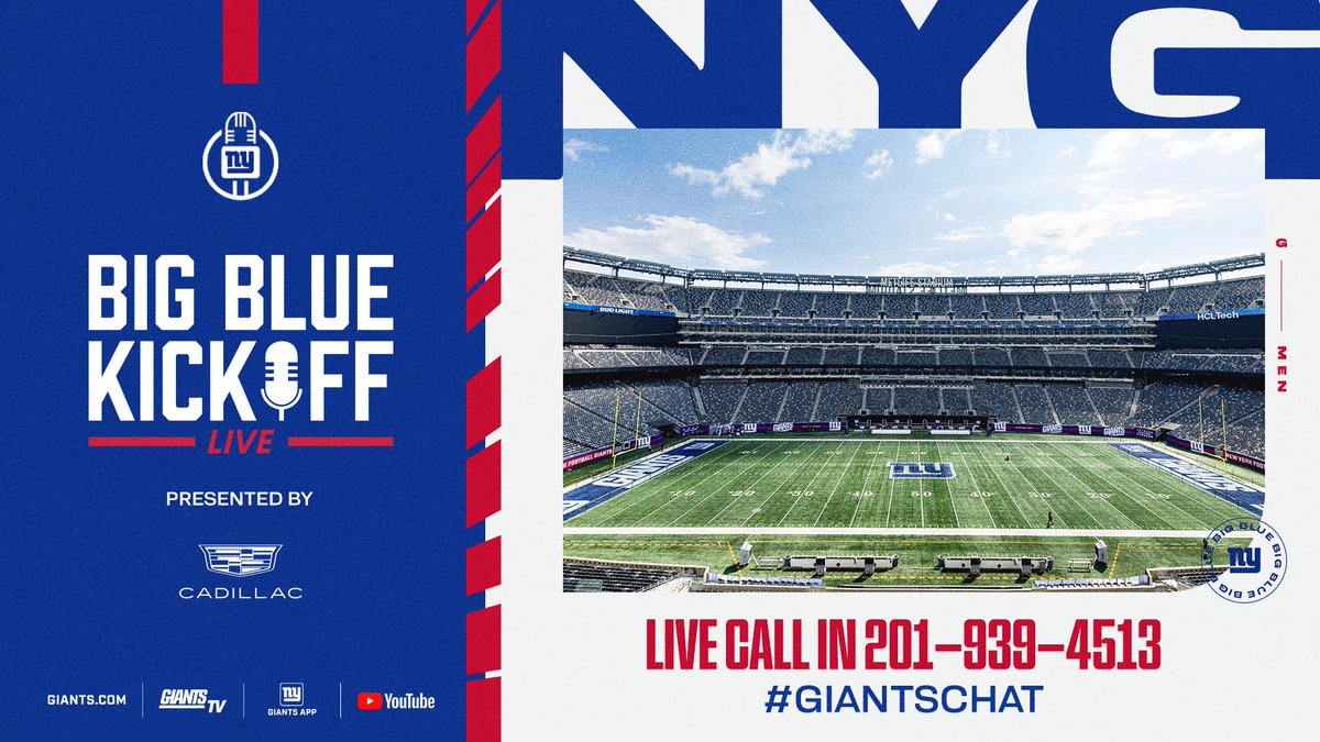 giantswfan's tweet photo. Co-hosting Thursday's #BBKL w @mattcitak today at 12:30 pm on @Giants.com/YouTube/app....#NYGiants....#NFLDraft Day 1.... Heeeeeere we go!!!! Dial us up! https://t.co/dxhPwhUaJ0