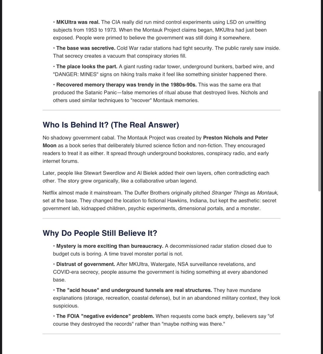 Nggghhuyf's tweet image. The most creepy theory 
The montauk project 
#twitter