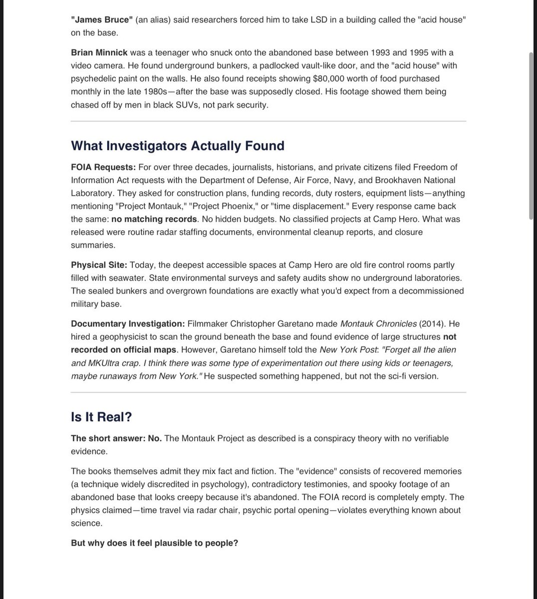 Nggghhuyf's tweet image. The most creepy theory 
The montauk project 
#twitter