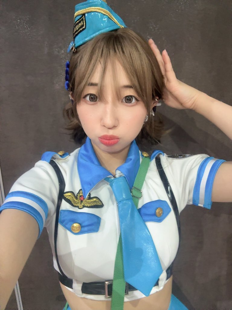 大野 璃子 💙19代目 ミニスカポリス ~4.25 りこポリス生誕祭🦋~ tweet media