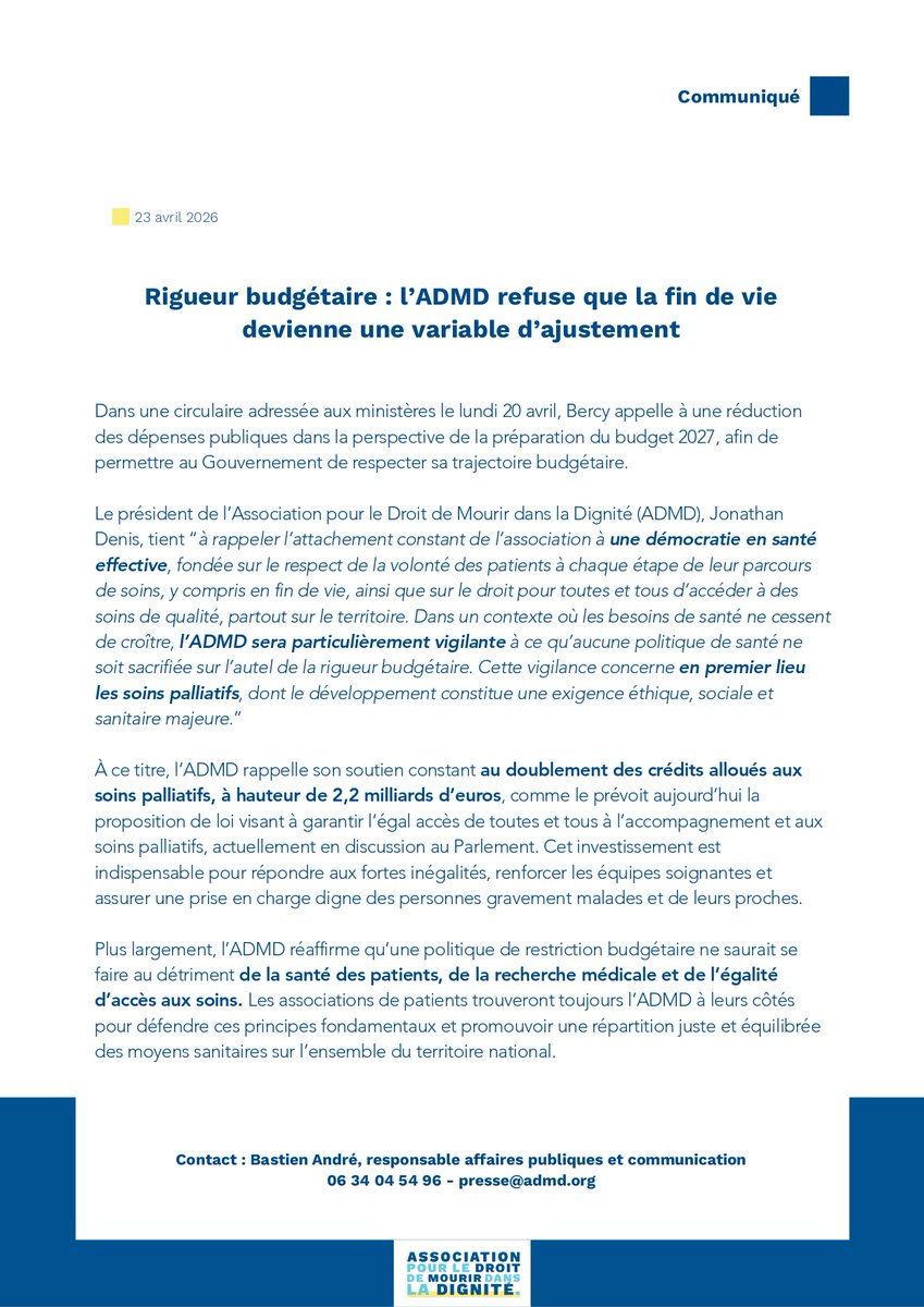 Mourir dans la Dignité tweet media
