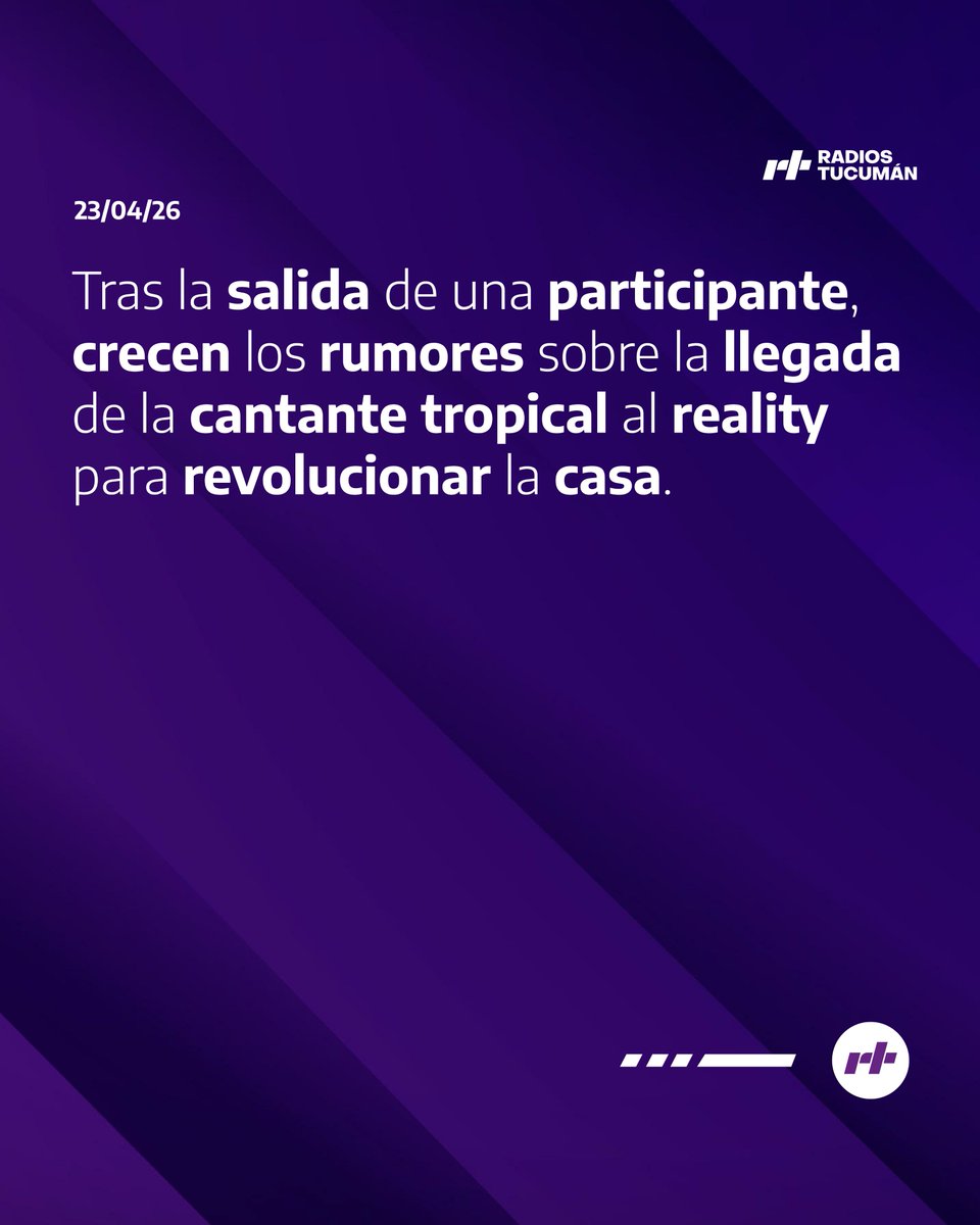 radiostucumanok's tweet image. 🎤 Fuerte rumor: Gladys La Bomba Tucumana podría entrar a Gran Hermano esta semana.
🔥 Expectativa total por su posible impacto en el juego.
#GranHermano #LaBombaTucumana #TV