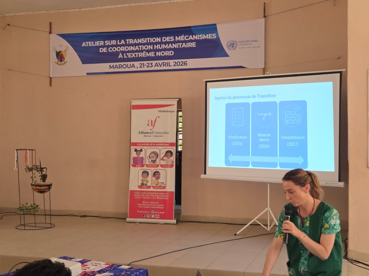 OchaCameroon's tweet image. 📌Maroua, Far North #Cameroon

This week , local authorities and humanitarian partners are working together to identify more effective coordination frameworks for 2027, with a stronger role for technical services and decentralised local authorities. 

#HumanitarianReset