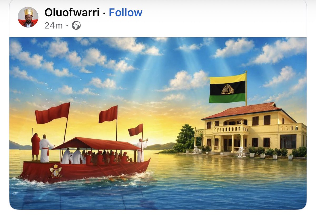 N33Sei's tweet photo. The Oluofwarri will be visiting his Majesty Asantehene next week

Africa needs to be one https://t.co/HNqpJhqcuu