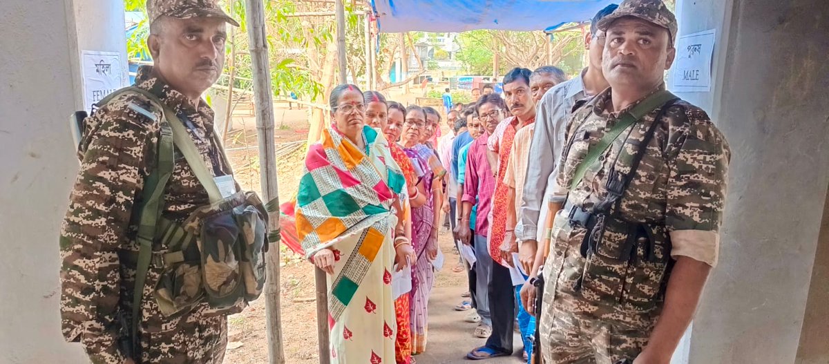 Poll day duty of A/154 Bn in W.B.