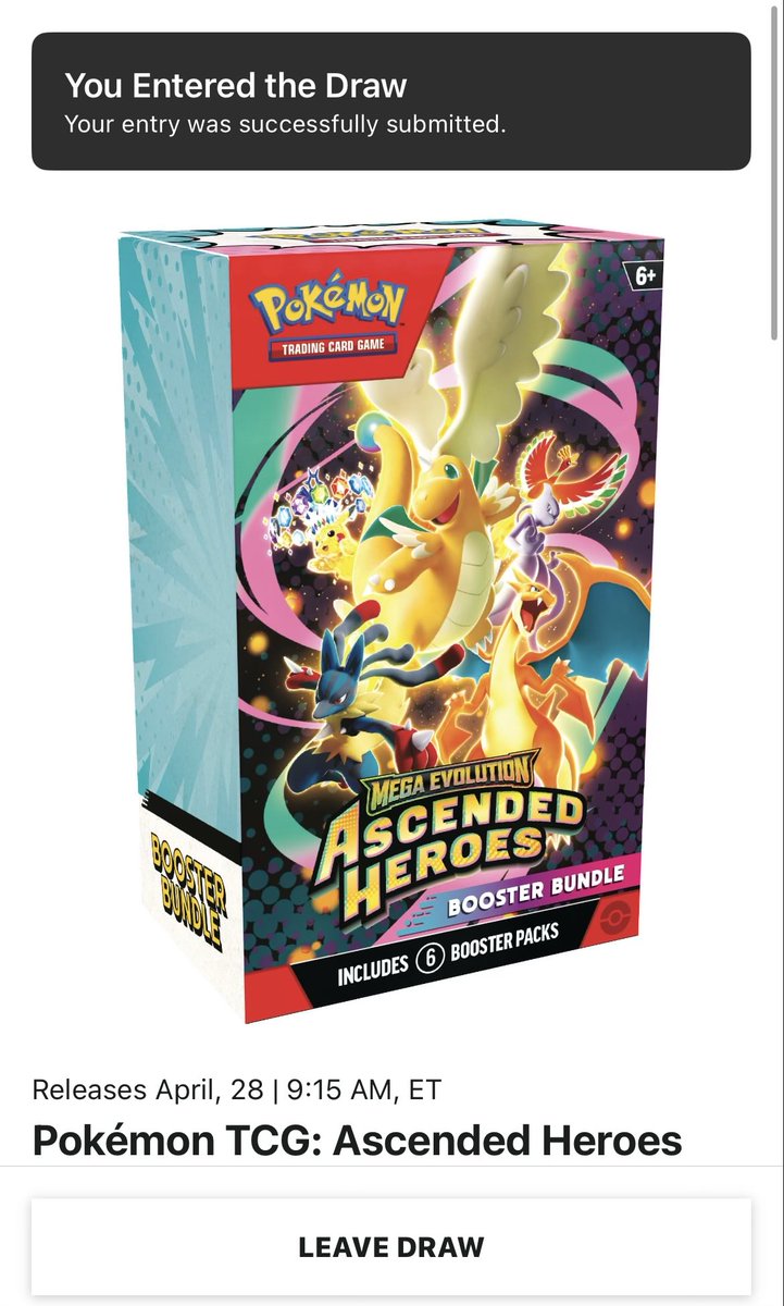 v1rusIWNL's tweet photo. @PokemonDealsTCG @PikaNinja89 It’s because of twitter lol. I pasted in browser and it loaded just fine. I’m in for the draw! https://t.co/AMVwG9U7Vy