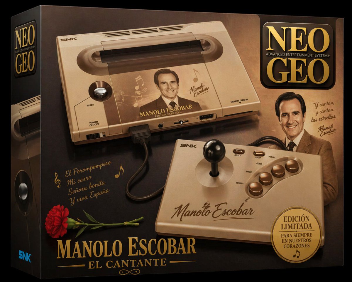 Neogeo edicion manolo escobar la que yo quiero.