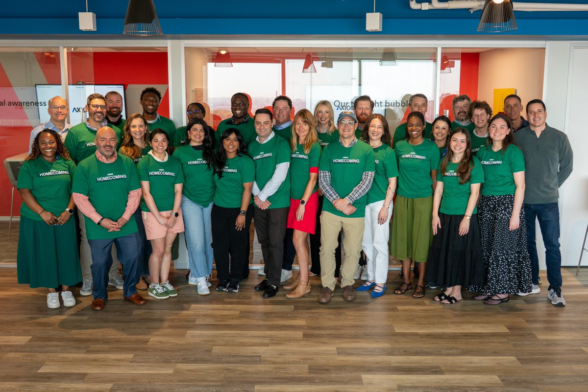 AxiosComms's tweet photo. 🎉 We kicked off our first Axios Homecoming of 2026!

Three days of connection, collaboration, and culture, bringing new hires together from across the company.

#ThisIsAxios #AxiosHomecoming https://t.co/kwWuDYd4Lk