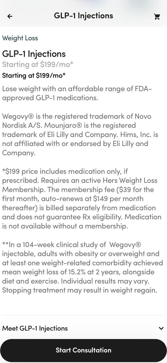AnxiousCapital's tweet photo. $HIMS "Only $149 a month for the right to potentially pay only $199 a month" https://t.co/0teLKT3ne1