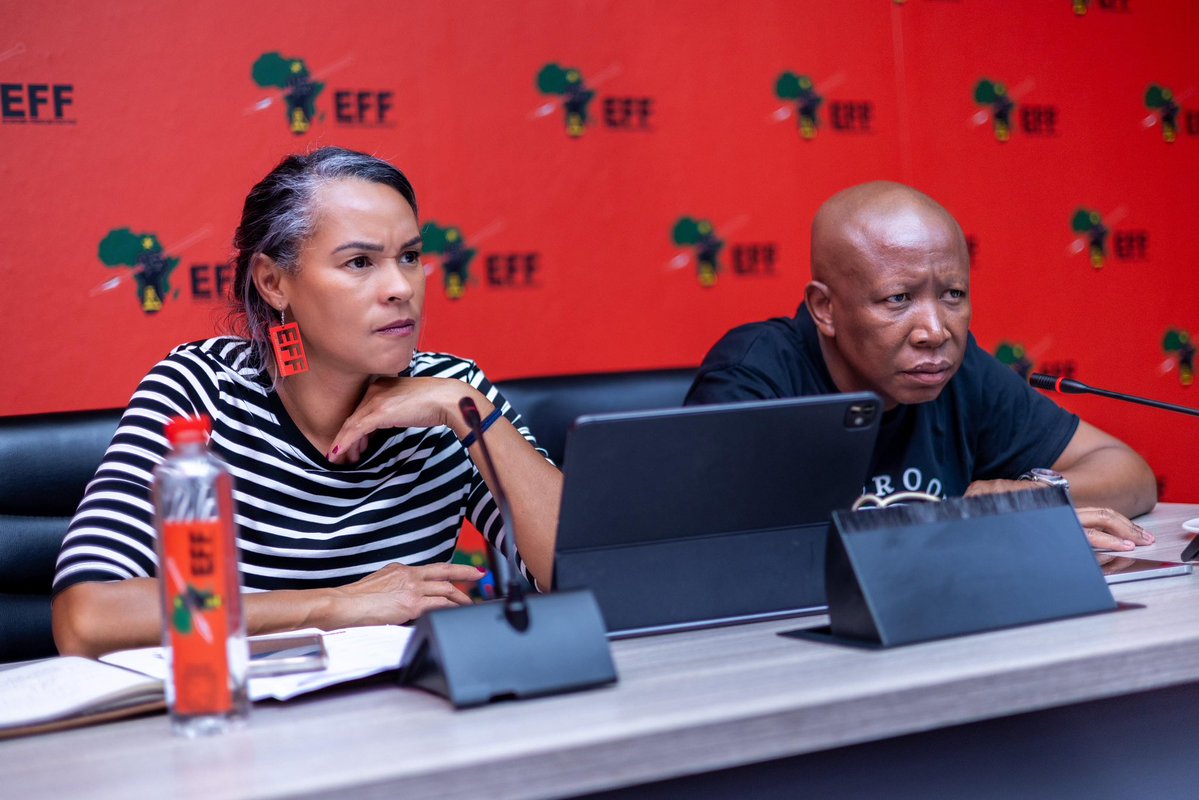 EFFGautengProv's tweet image. 🚨In Pictures🚨

The EFF Deputy Secretary General @LeighMathys tabling the Gauteng PETF Report at the meeting. 

#RegisterToVoteEFF  In The 2026 Local Government Elections On The Following Link: registertovoteeff.org.za