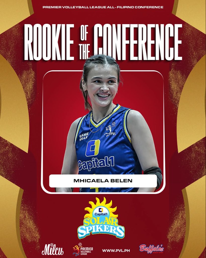 pvlph's tweet photo. RISING BELLA! ☀️

Watch the awarding ceremony on:
📺 : One Sports | One Sports+
📲 : Pilipinas Live
🖥️ : https://t.co/ihdl9Qn3VC

#PVL2026 | #TheHeartOfVolleyball https://t.co/aP0rYtDsBp