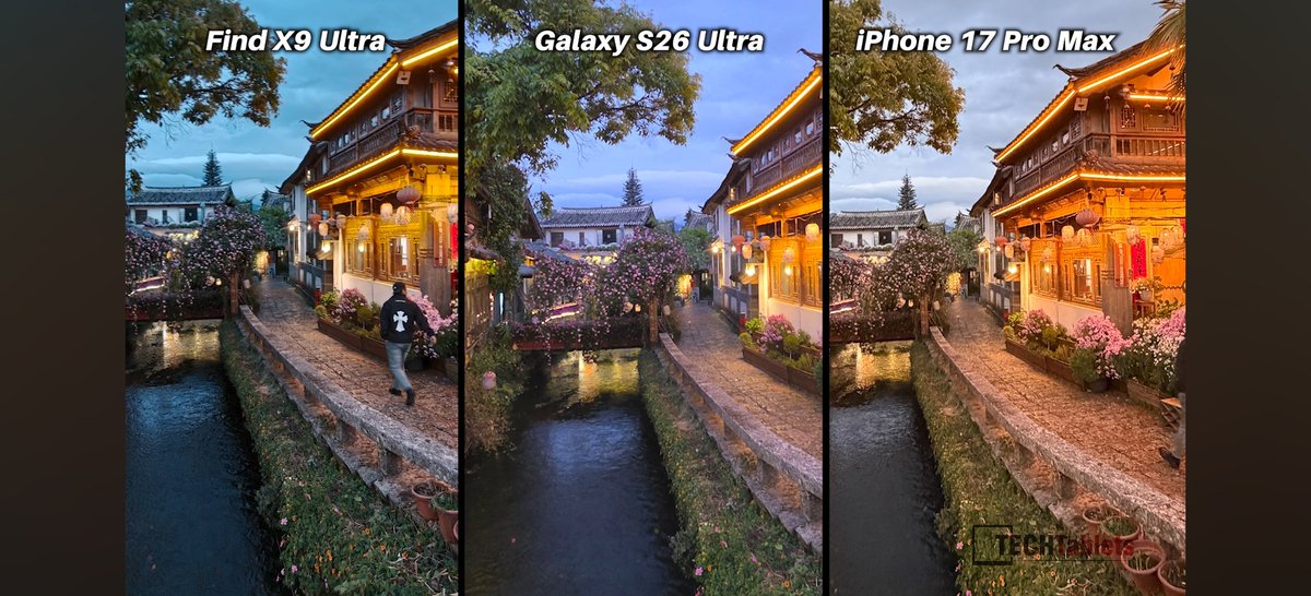 ayansonunigam's tweet image. OPPO Find X9 Ultra 🆚 Samsung Galaxy S26 Ultra 🆚  iPhone 17 Pro Max

#OPPO #Samsung #iPhone