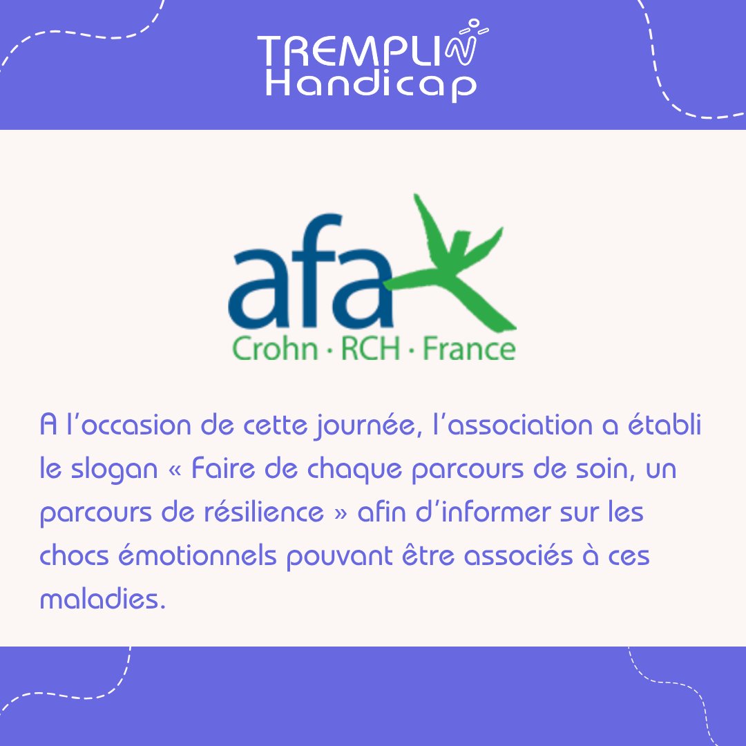 TREMPLIN_HANDI's tweet photo. Parler des MICI, c’est aussi parler des réalités invisibles et des défis du quotidien. Sensibiliser, c’est déjà agir.
@afaCrohnRCH 
#handicap #MICI #santé #inclusion https://t.co/t8QR2DByti