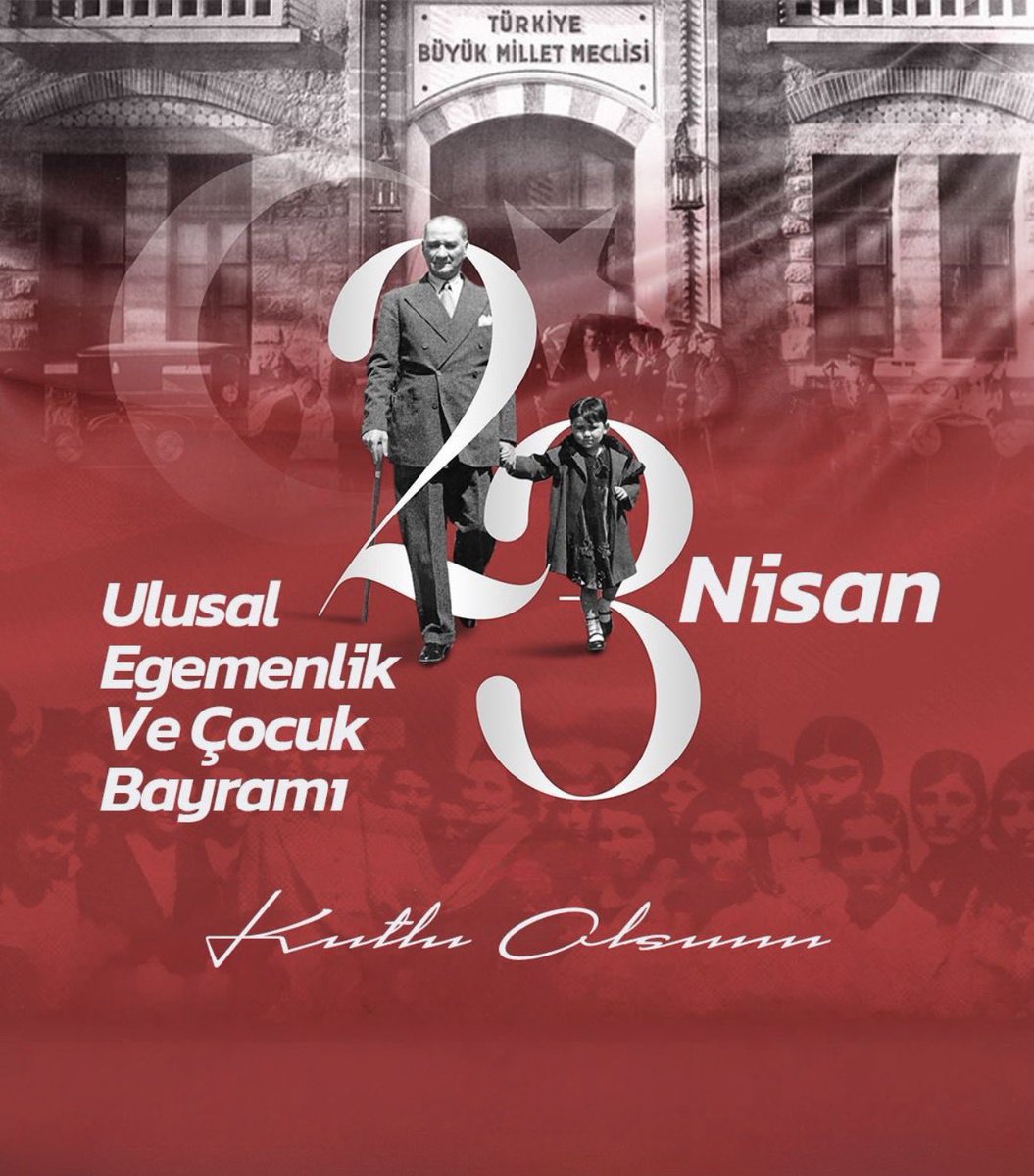 muratozvardar's tweet photo. 23 Nisan Ulusal Egemenlik ve Çocuk Bayramımız kutlu olsun. 🇹🇷

Başta Gazi Mustafa Kemal Atatürk olmak üzere, İstiklal Mücadelemizin tüm kahramanlarını rahmet, minnet ve şükranla anıyor; aziz milletimizin ve tüm dünya çocuklarının 23 Nisan Ulusal Egemenlik ve Çocuk Bayramı’nı kutluyorum. 🇹🇷

Egemenlik kayıtsız şartsız milletindir. 🇹🇷