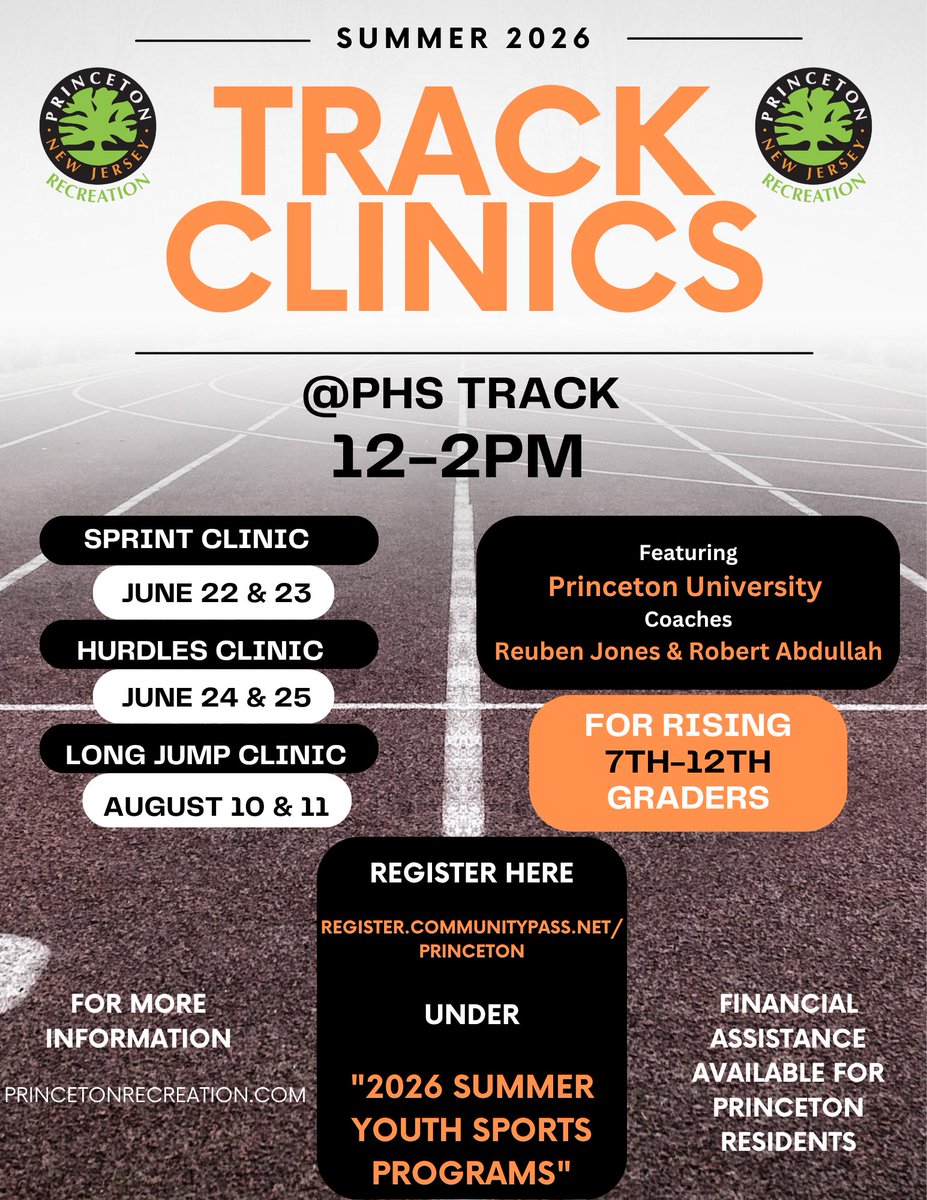 Princeton Recreation Dept. tweet media