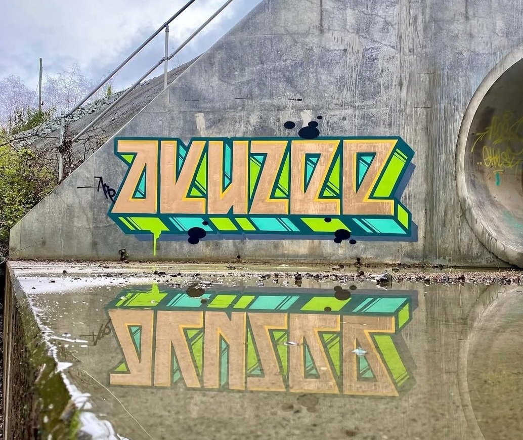 HipHopVandals's tweet image. AKUZER*  #Graffiti #HipHop