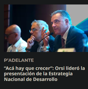 Orsi cree en el principio capitalista del eterno crecimiento-lo que es absolutamente imposible para cualquier sistema que nos planteemos Nada crece  p/siempre-y él lo sabe-Asumir la realidad implica otro camino-el mejorar el reparto-pero el malla oro no se toca-dejemos todo igual