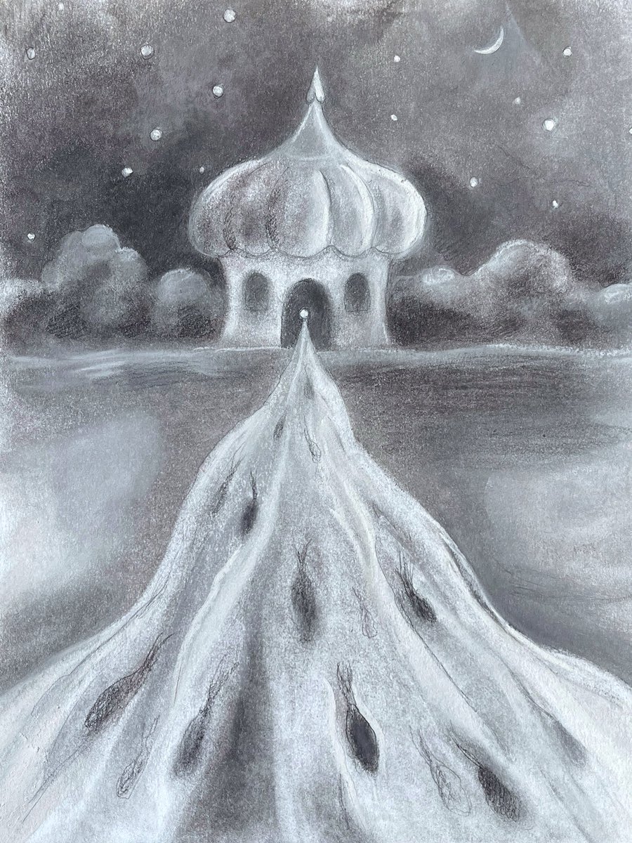 TabithaMacbeth's tweet image. Some things are always already there.
“Flowing from a sacred place”, in pencil &amp;amp; soft pastel.

#mysticalart #drawing #craftbizparty #UKMakers #spiritualart