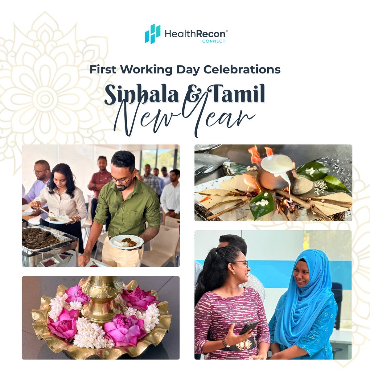 HealthReconLK's tweet photo. To mark the first working day at HRC after the Sinhala and Tamil New Year, our teams in Colombo and Kandy came together, embracing traditions from lighting the oil lamp to the milk boiling ceremony, as we welcomed the year ahead with an abundance of peace and prosperity.

(1/5) https://t.co/S0d7EyMGYr
