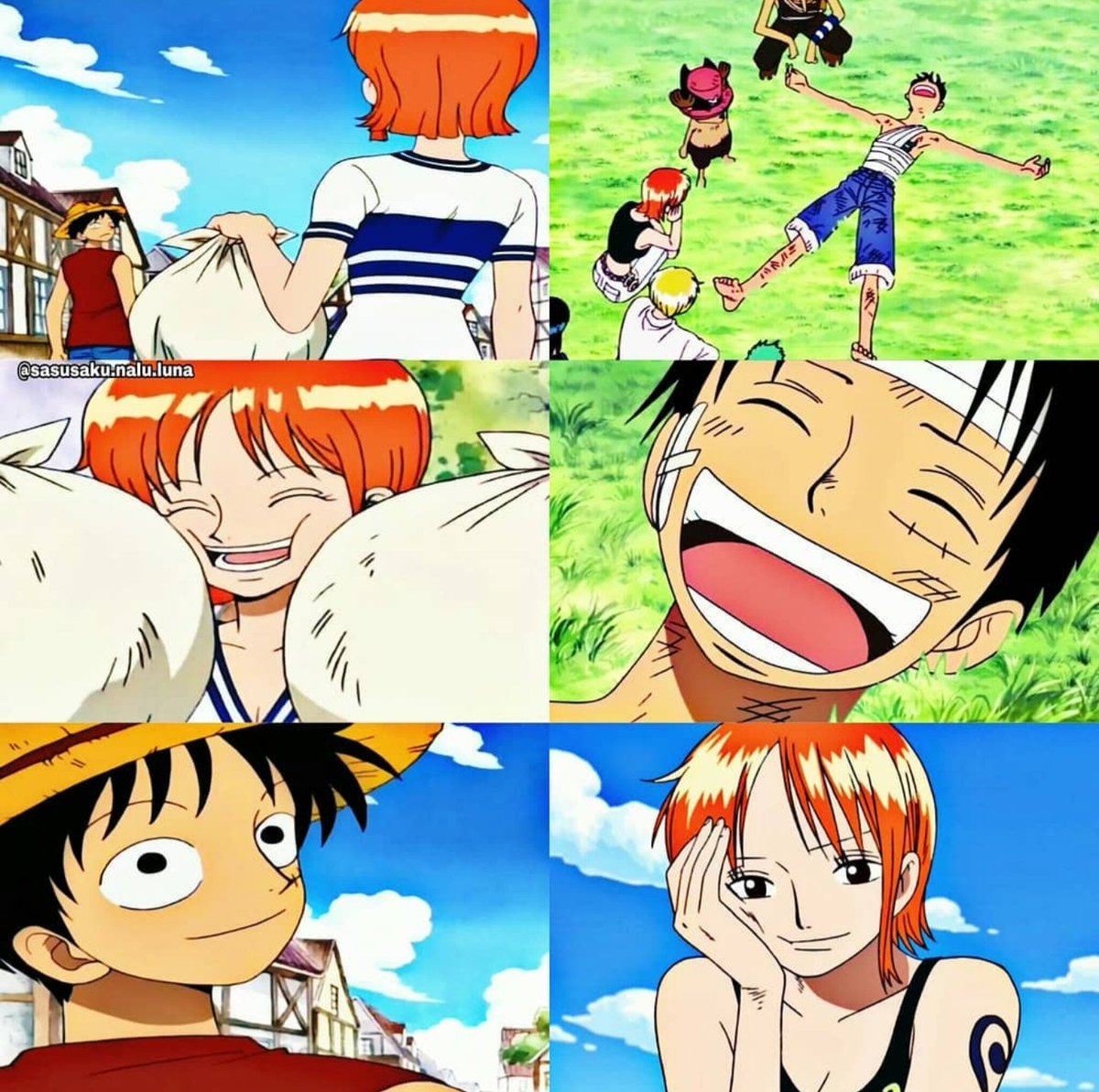 Luffy and Nami ルナミ 🏴‍☠️👑 tweet media