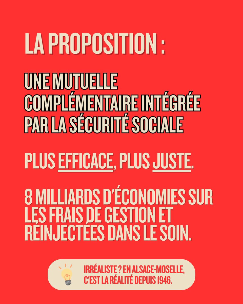 JeromeGuedj's tweet photo. Pourquoi paye-t-on une complémentaire santé en plus de la Sécurité sociale ?

Une pétition propose une alternative :

➡️ Une complémentaire intégrée à la sécurité sociale 
➡️ Plus d’égalité d’accès aux soins
➡️ Des économies massives réinjectées dans la santé

Lien en commentaire https://t.co/2IXQsov1o6