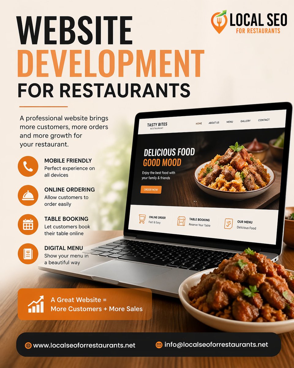 local_seo21's tweet image. Website Development for Restaurants 🍽️💻

Still relying only on walk-ins?
Get a professional website that brings more orders, bookings &amp;amp; growth 🚀

Turn visitors into customers today 👇
🌐 localseoforrestaurants.net/website-develo…
#RestaurantMarketing #WebsiteDevelopment #DigitalGrowth