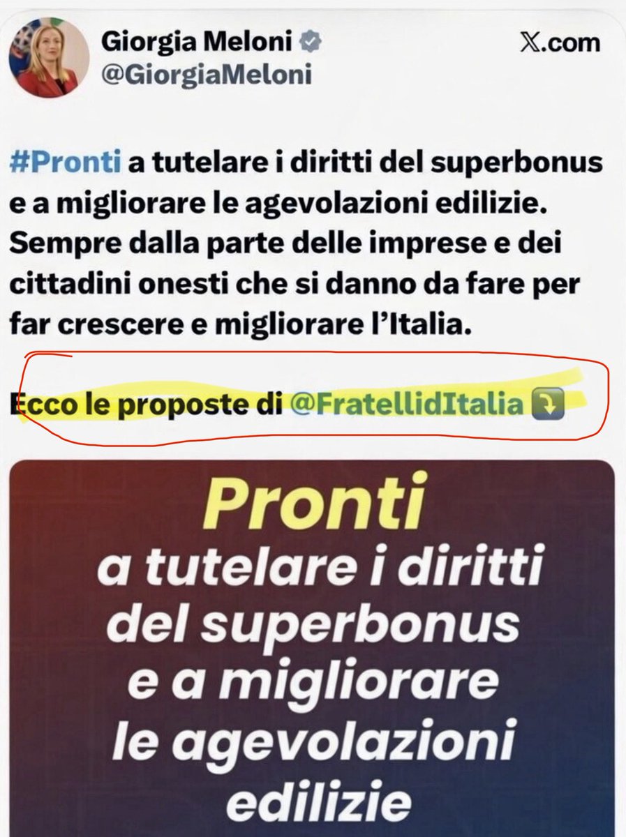 ValterRimini's tweet image. 🚨Settembre 2025 - trovati in casa del sindaco di Ceccano (#Fdi) 500 mila euro nascosti in salotto, frutto di tangenti per appalti #Pnrr.

#Meloni continua a dare la colpa al #superbonus che ha gestito anche e soprattutto lei. 

Meravigliosa! 😂👇
