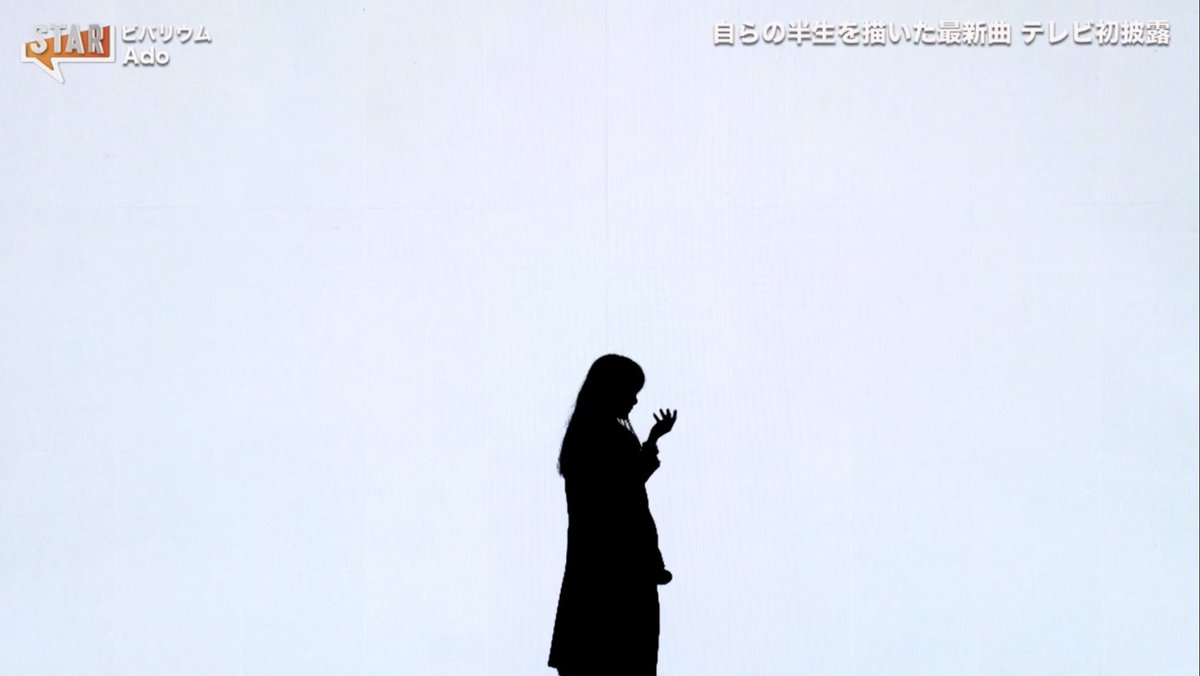 Blu1024Ros's tweet image. リアタイ出来なかったのでTVerで見ました✨️
檻がないから髪の毛､指の動きがいつもより鮮明に見えた…😭4枚目のAdoちゃんが儚い…🫧
 #Ado  #ビバリウム  #STAR