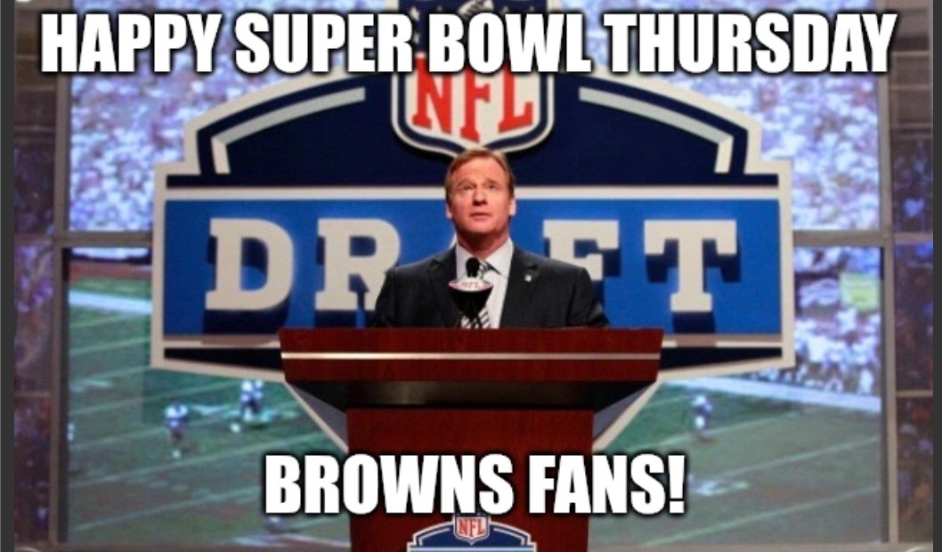 CLEInfoMinister's tweet image. #SuperBowl #Browns #NFLDraft