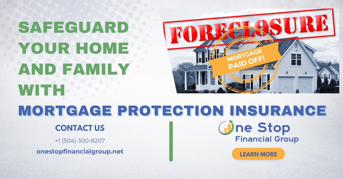 osfgllc1's tweet image. ✨Don’t let unexpected events put your family's home at risk. 👉Click tinyurl.com/22emcrfw to learn how #MortgageProtection can safeguard your family's future. 🔐 #HomeSecurity #FinancialSafety