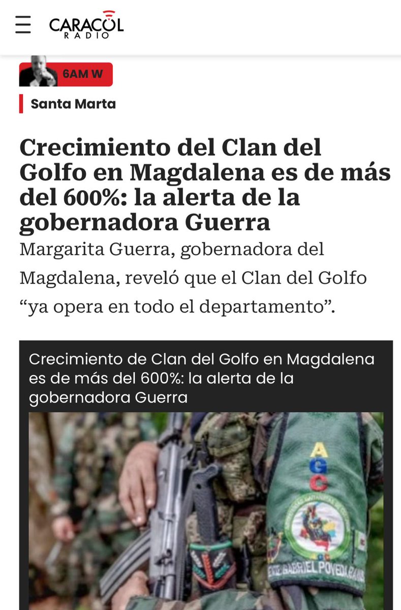 La "Paz Total" es un fracaso que se cuenta en vidas. Mientras el Gobierno Nacional dialogaba con ACSN y las AGC, estos grupos armados se expandían en un 600%.

La paz no se construye con experimentos, se hace con políticas que desincentiven a los jóvenes a participar de grupos