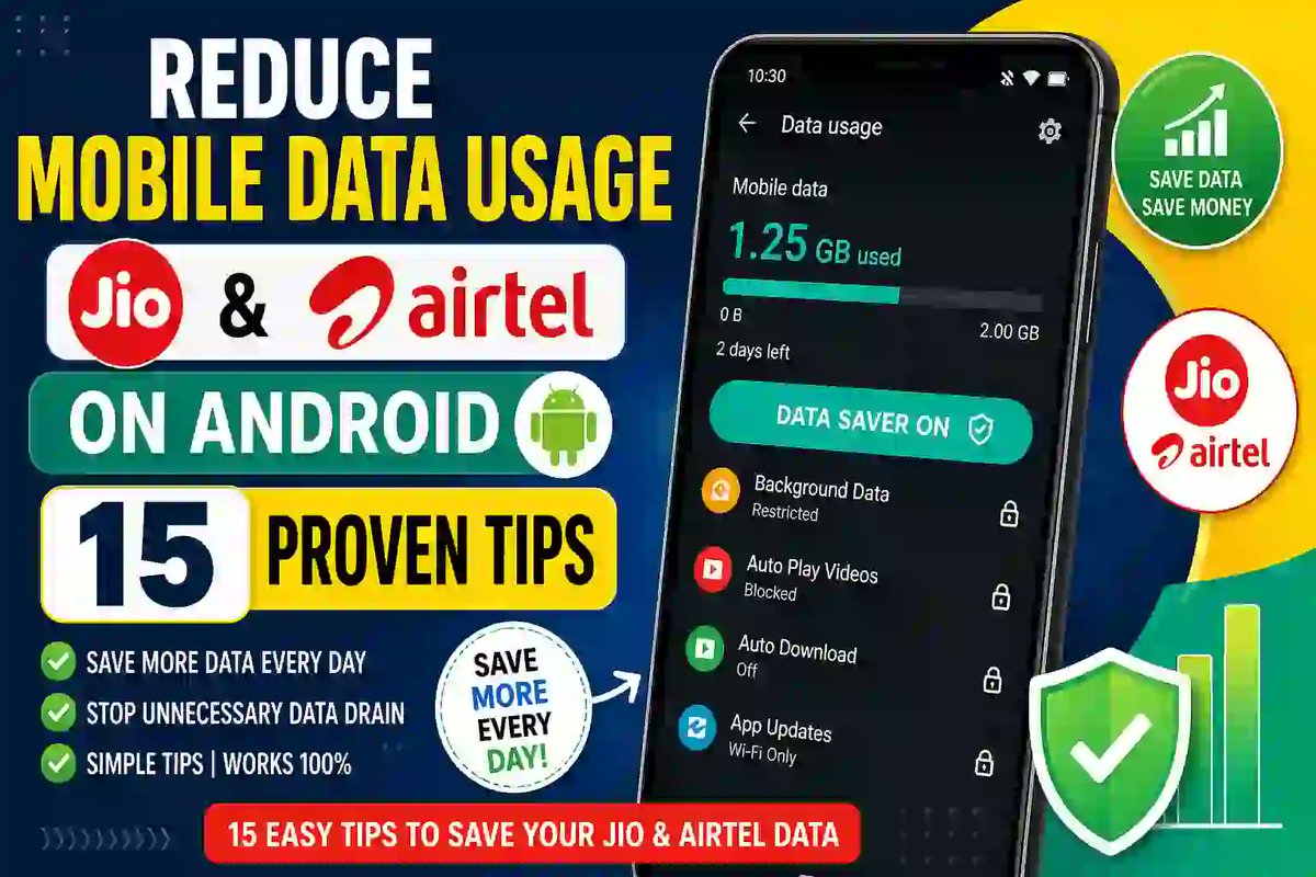 pavankumar_ind's tweet image. Data खत्म हो जाता है जल्दी? 📉

Here’s how to reduce mobile data usage on Android (Jio &amp;amp; Airtel) 👇
✔️ Save GBs daily
✔️ Stop background drain
✔️ Simple settings fix

🔗 nexdigit.com/reduce-mobile-…

#AndroidTips #DataSaving #Jio #Airtel