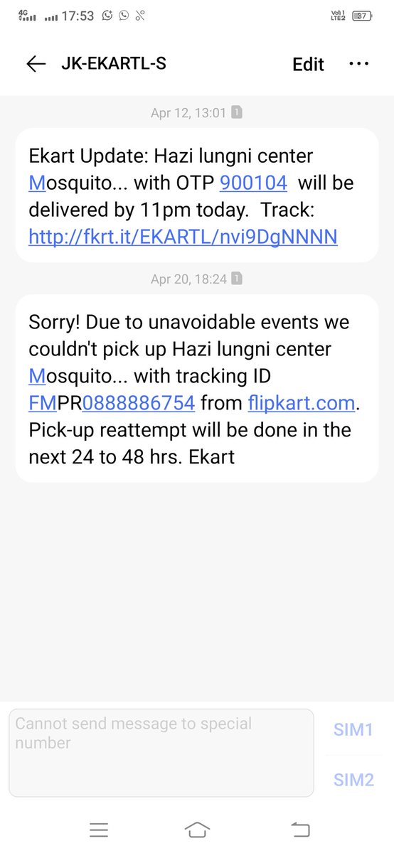 br_basavaraj's tweet image. Very disappointing service! No pickup attempt,no call from your executive,yet status updated as “rescheduled as per customer request”which is completely false.This is misrepresentation and unacceptable.Please arrange pickup immediately &amp;amp; fix this. #CustomerService #Escalation