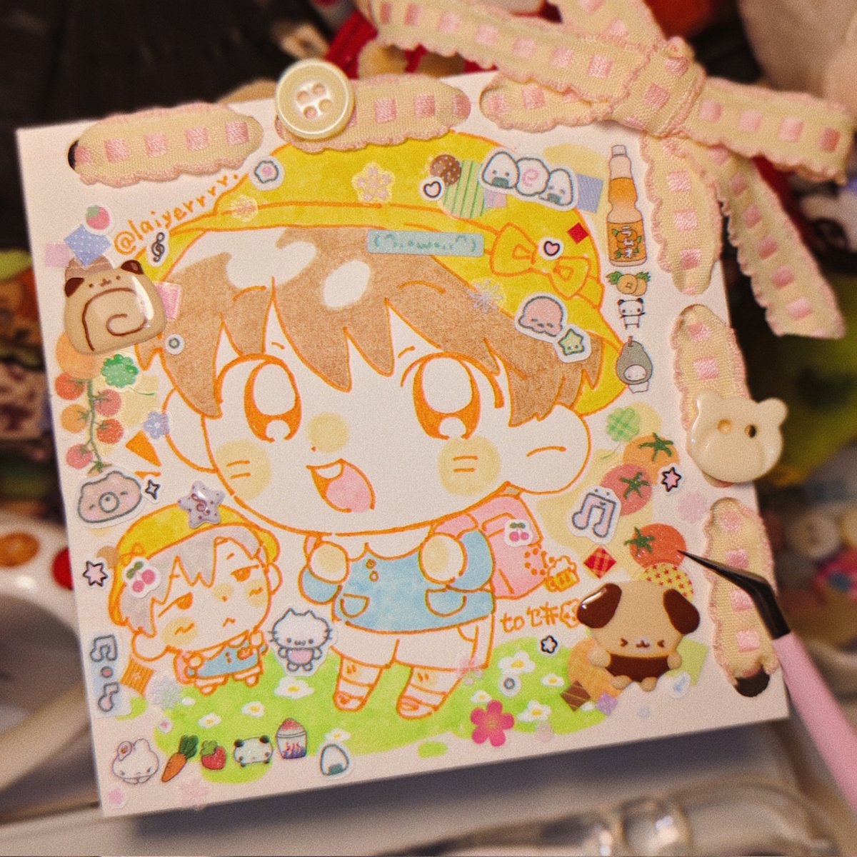 laiyerrrr's tweet image. 幼稚园🐥给朋友的
#패션 #passion